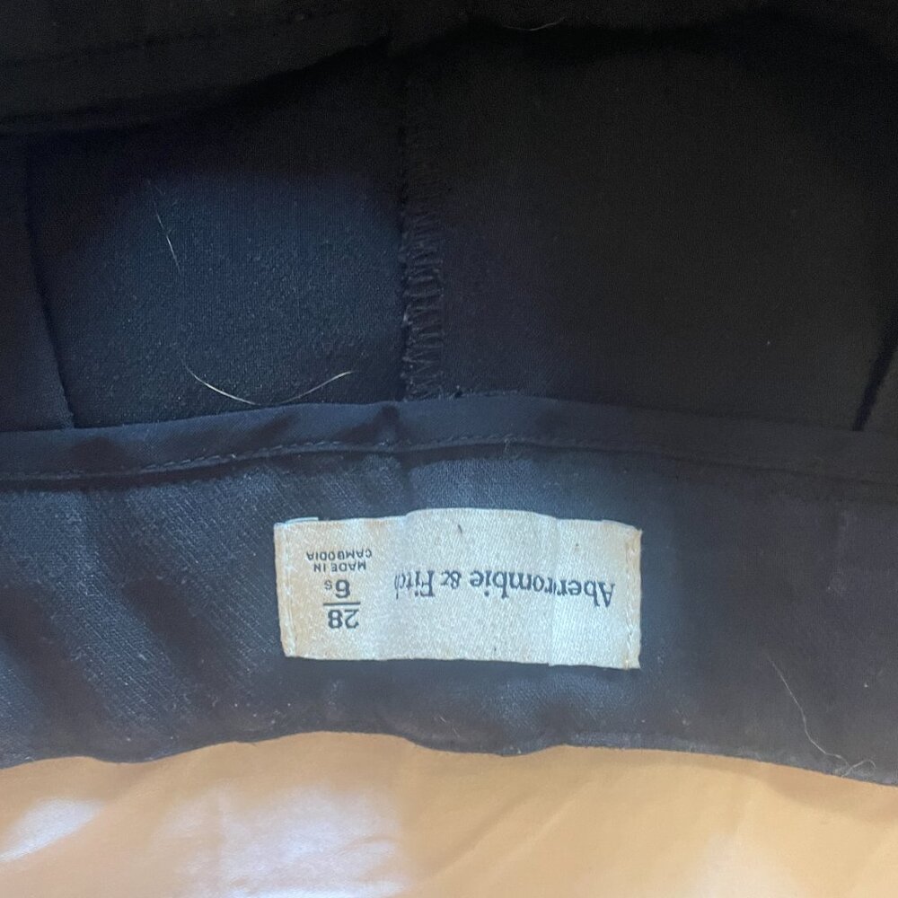 Abercrombie & Fitch Black Wide Leg Pants - Picture 4 of 6